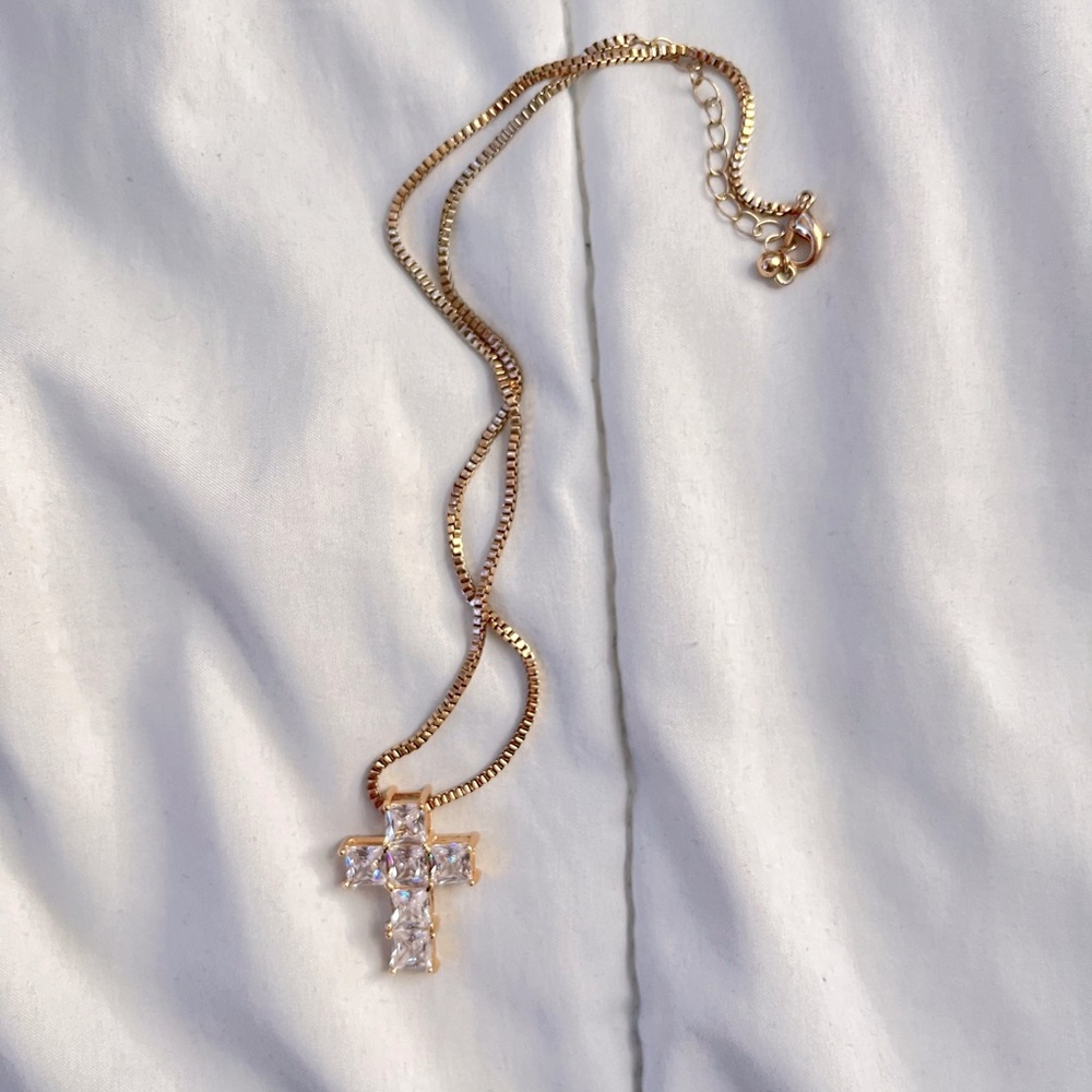 Necklace with a cross